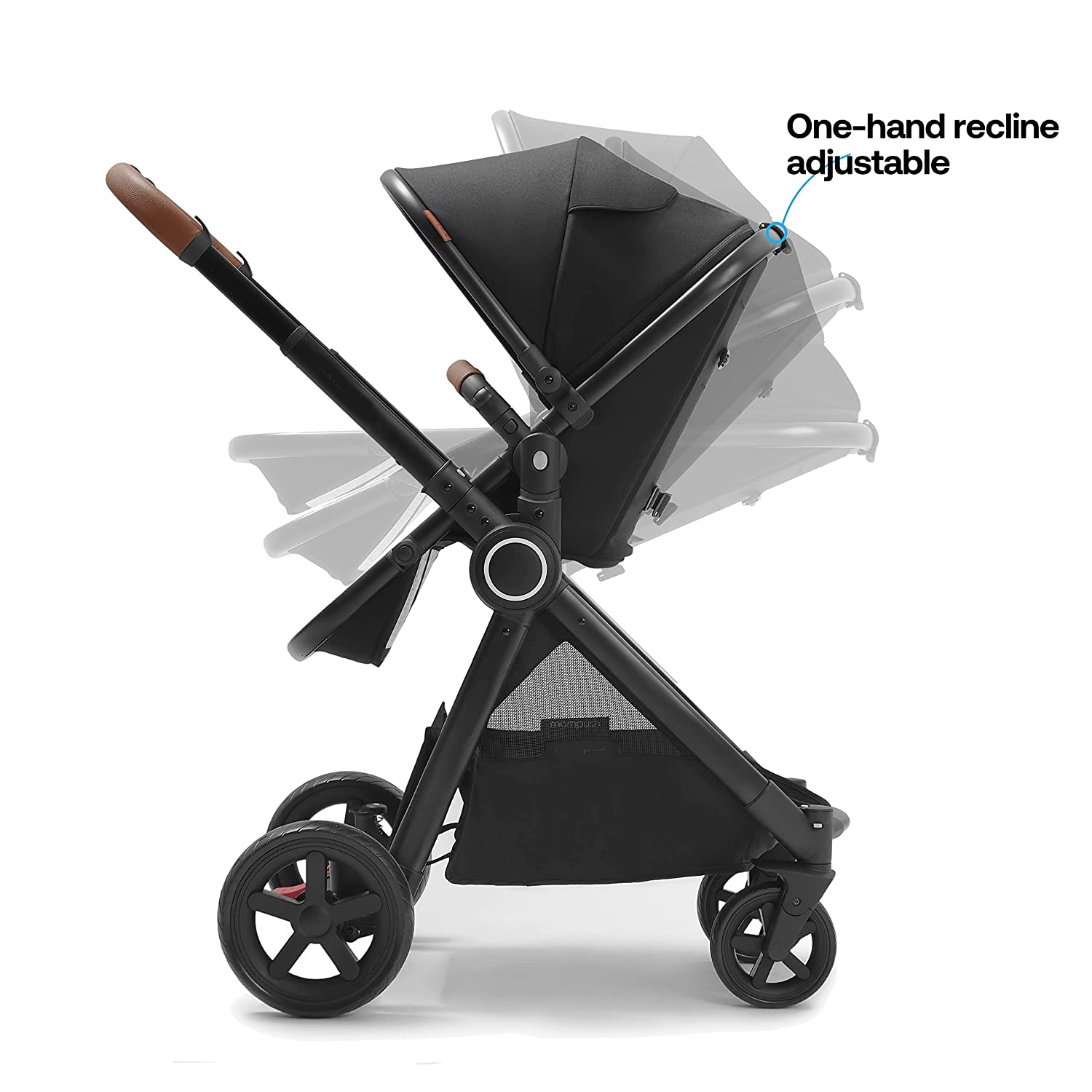 Baby Stroller with Removable Bassinet - Full-Size Baby Strollers for Comfortable Outings with Baby - Toddler Stroller with Reversible Stroller Seat - Smooth Glide Bassinet Stroller