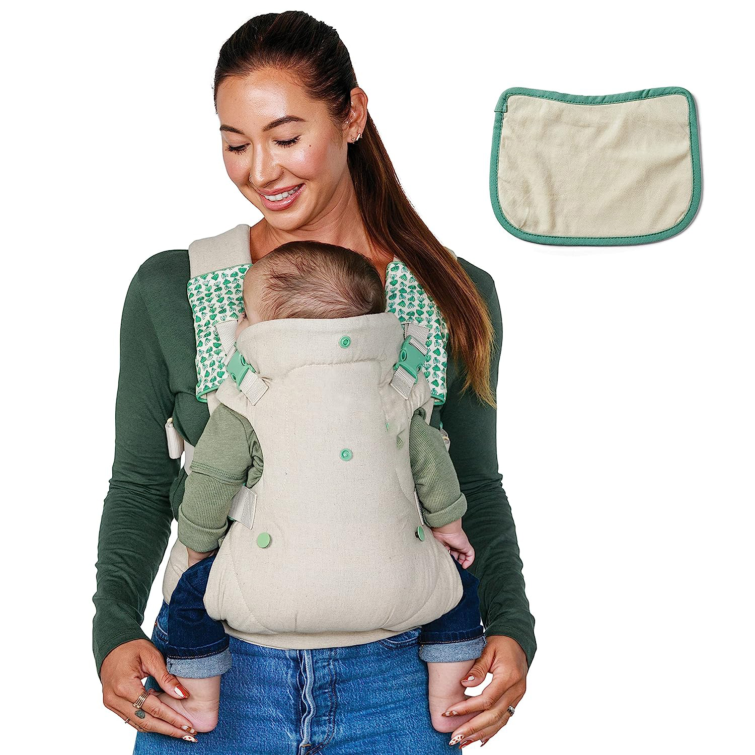 Advanced 4-in-1 Carrier - Ergonomic, convertible, face-in and face-out front and back carry for newborns and older babies 8-32 lbs