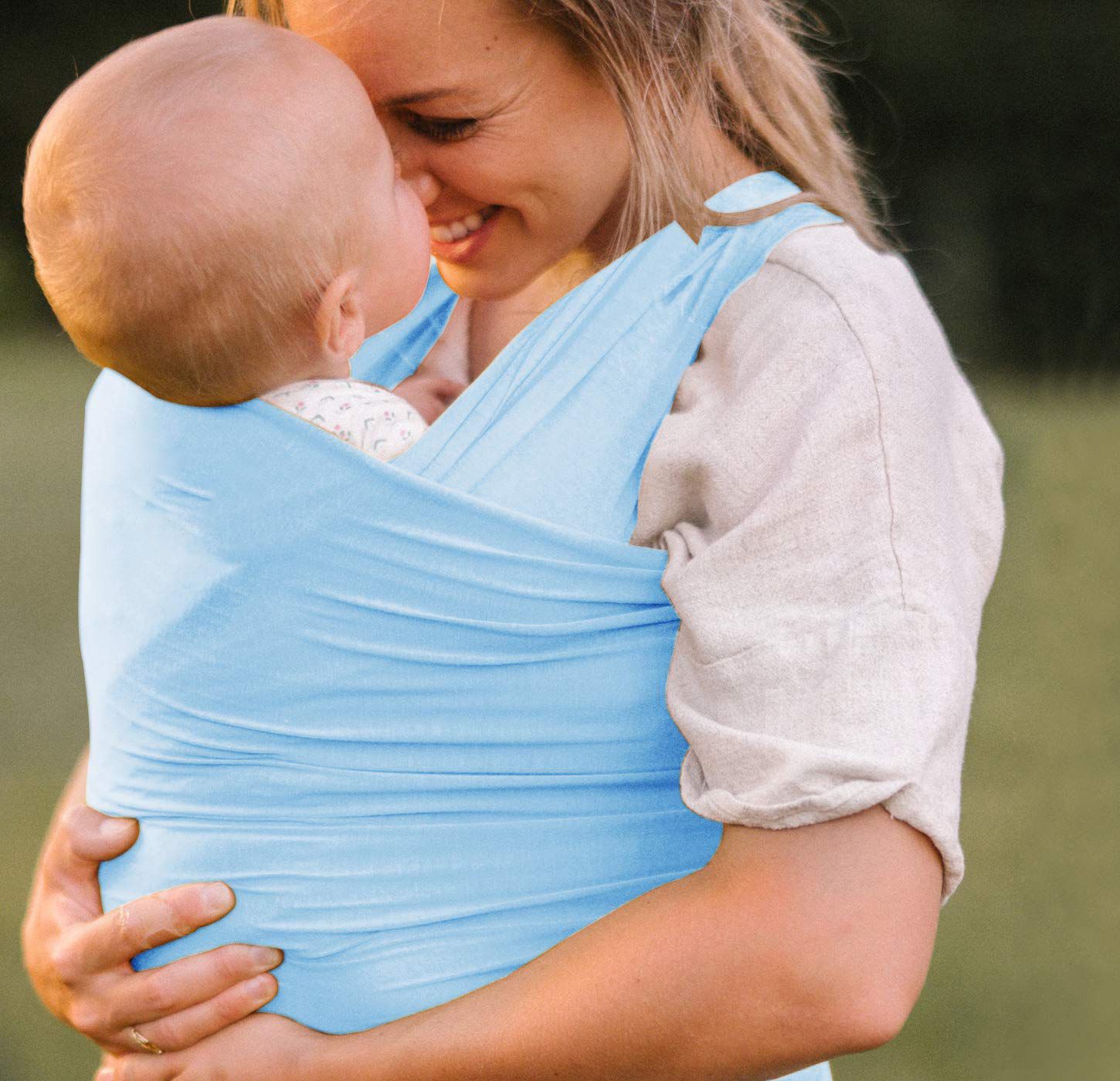 Baby Wrap Carrier,Hands Free Baby Carrier Sling,Lightweight,Breathable,Softness,Perfect for Newborn Infants and Babies Shower Gift,Black