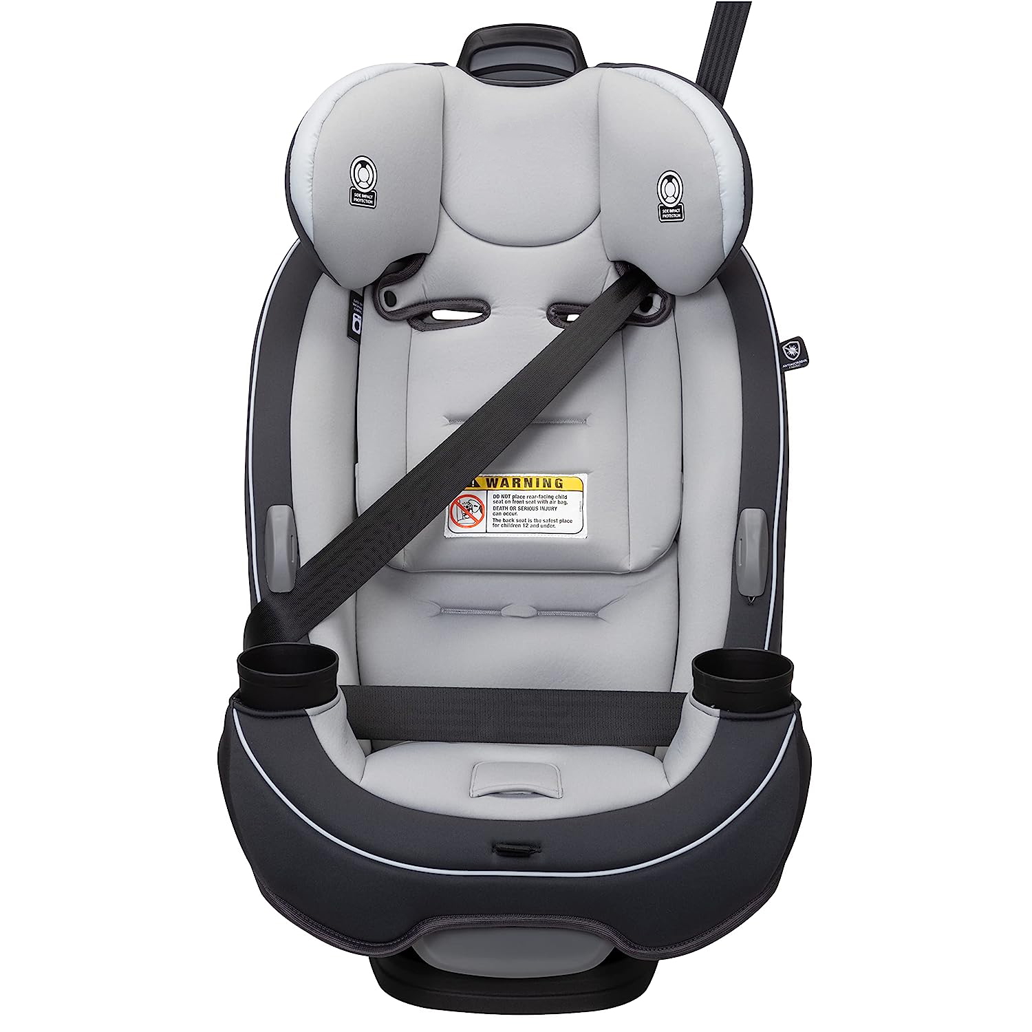 Safety 1st Grow and Go All-in-One Convertible Car Seat, Rear-facing 5-40 pounds, Forward-facing 22-65 pounds, and Belt-positioning booster 40-100 pounds, Carbon Wave