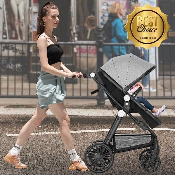 Premier 2-In-1 Baby Infant Bassinet Stroller For All Terrain