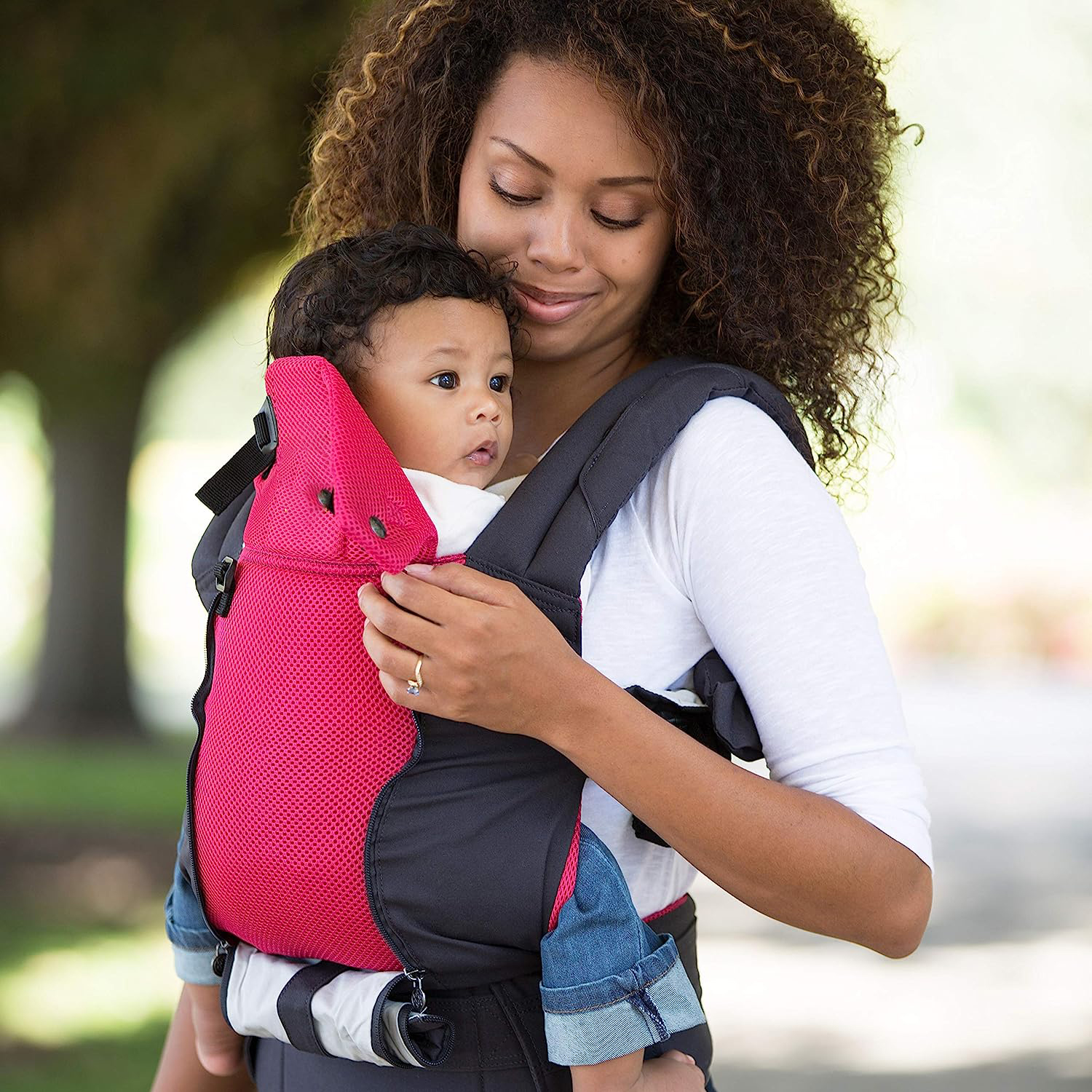 Complete All Seasons Ergonomic 6-in-1 Baby Carrier Newborn to Toddler - with Lumbar Support - for Children 7-45 Pounds - 360 Degree Baby Wearing - Inward & Outward Facing - Stone