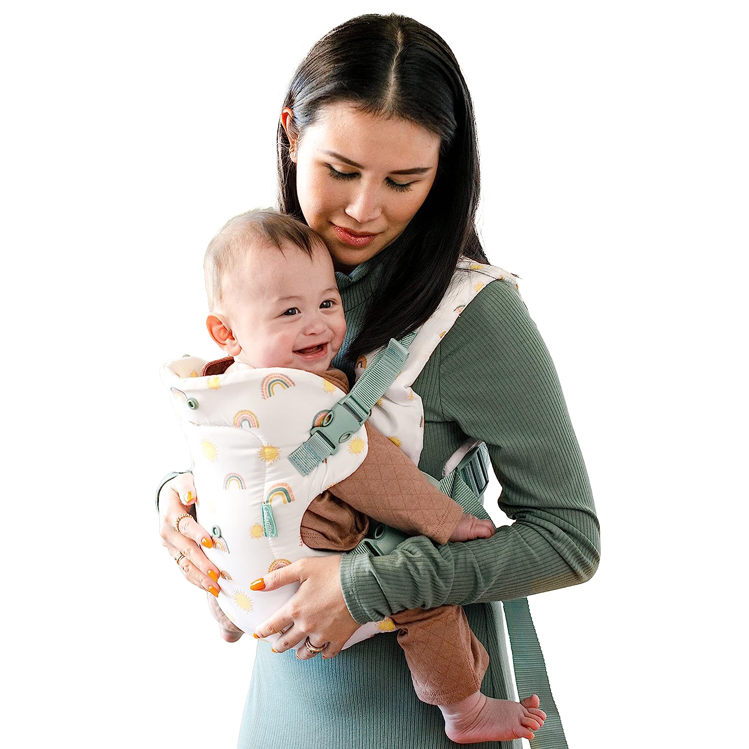 Advanced 4-in-1 Carrier - Ergonomic, convertible, face-in and face-out front and back carry for newborns and older babies 8-32 lbs