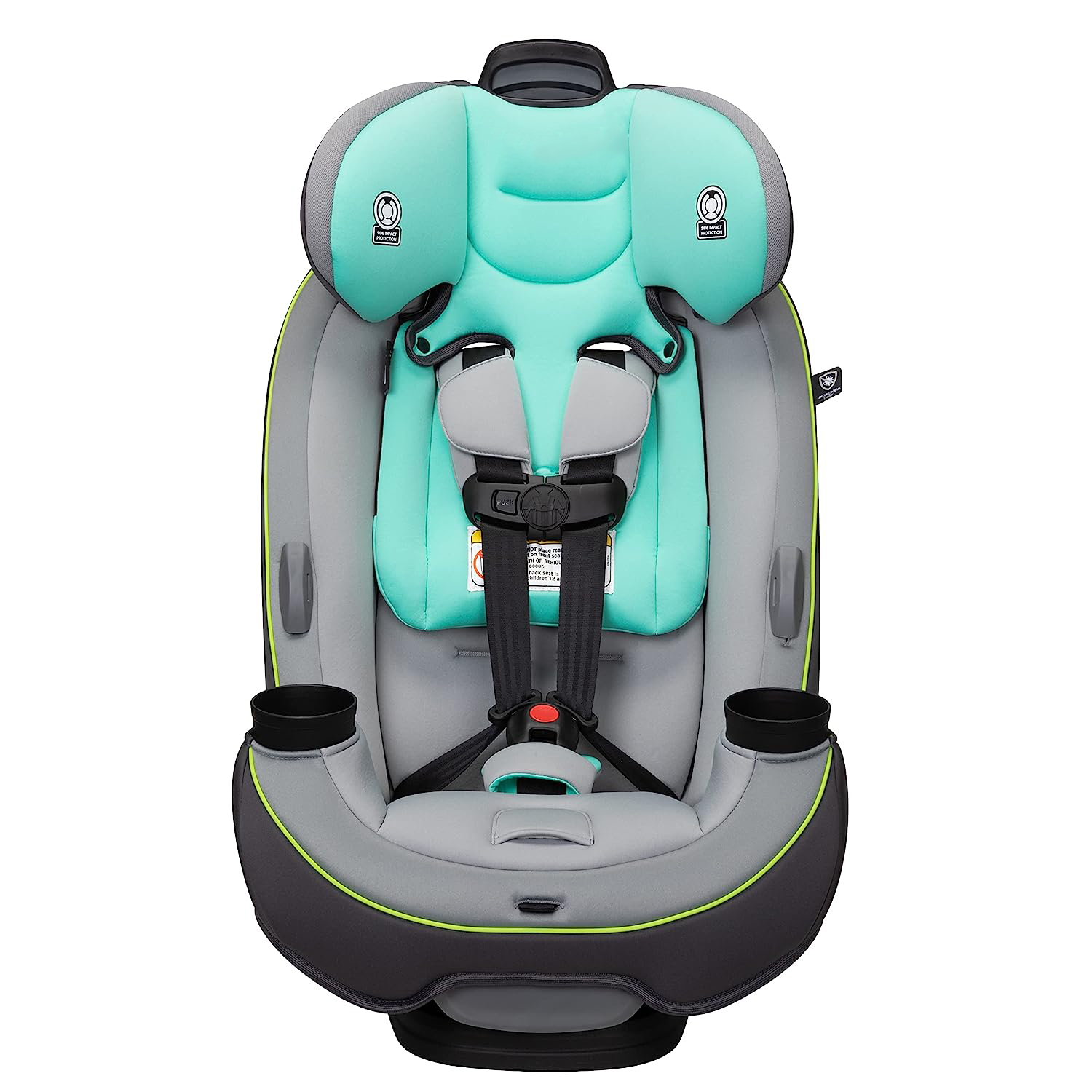 Safety 1st Grow and Go All-in-One Convertible Car Seat, Rear-facing 5-40 pounds, Forward-facing 22-65 pounds, and Belt-positioning booster 40-100 pounds, Carbon Wave