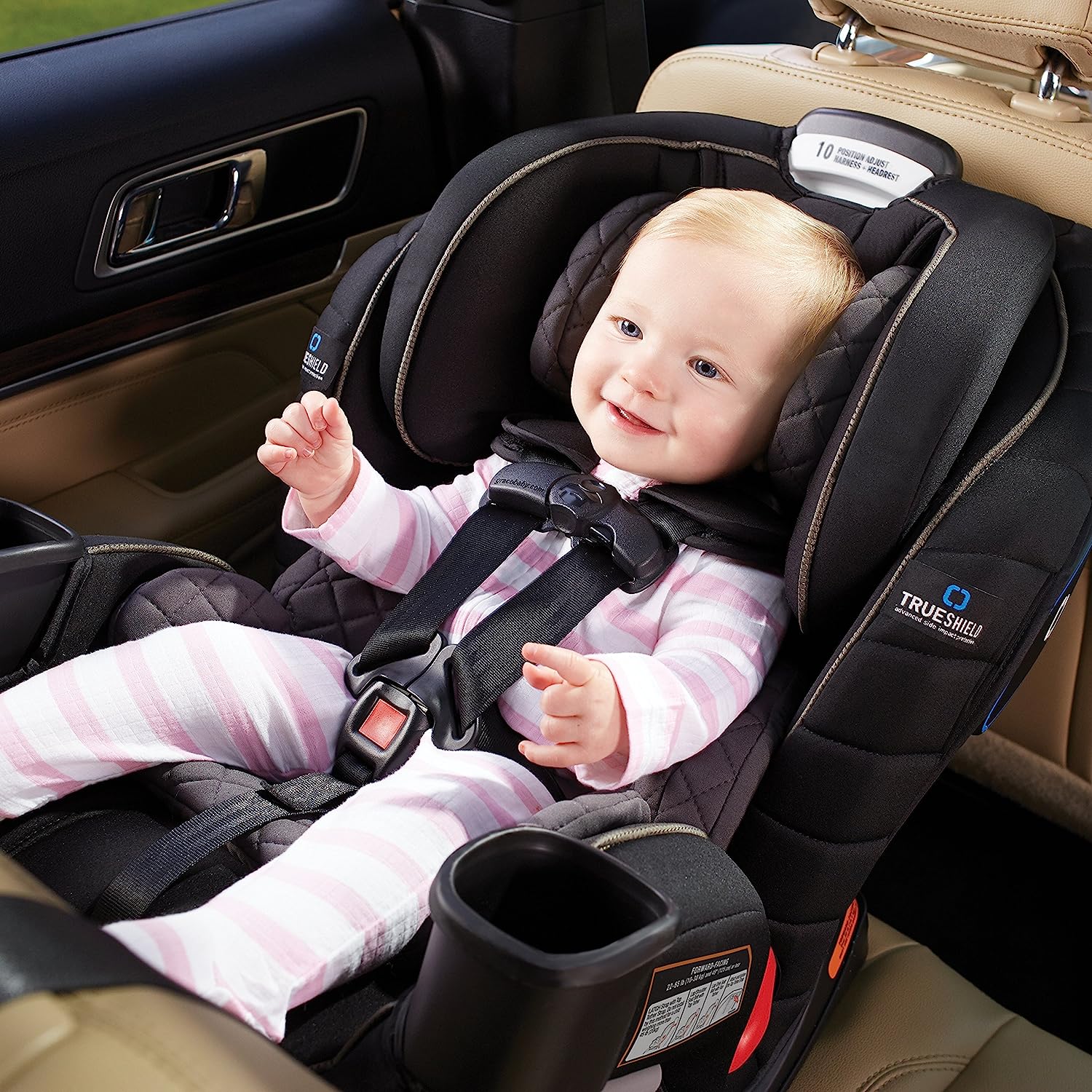 Extend2Fit Convertible Car Seat, Ride Rear Facing Longer with Extend2Fit, Gotham