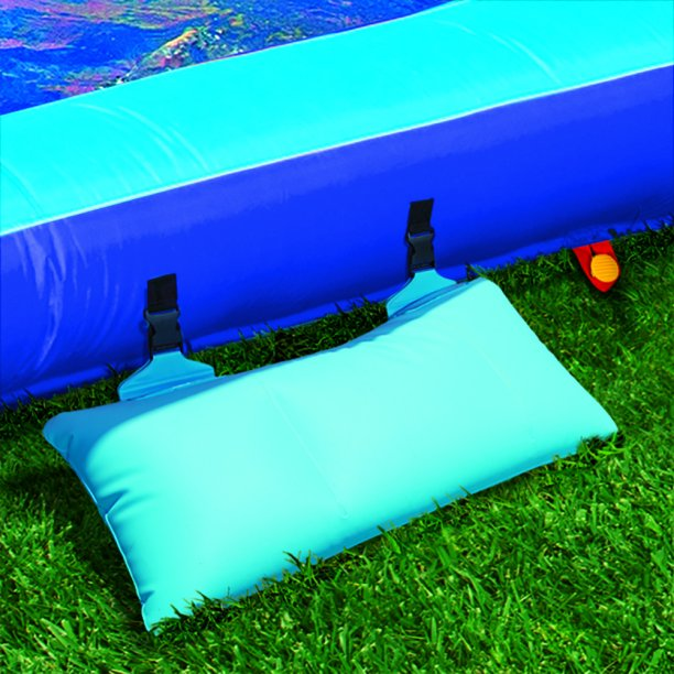 Banzai Surf N Splash Water Park Inflatable Waterslide with Basketball Hoop