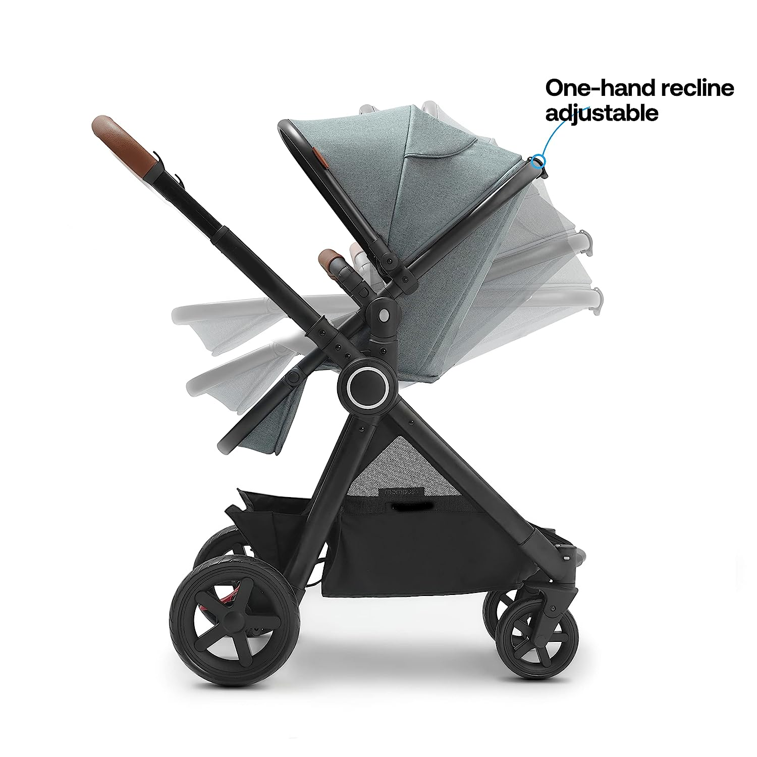 Baby Stroller with Removable Bassinet - Full-Size Baby Strollers for Comfortable Outings with Baby - Toddler Stroller with Reversible Stroller Seat - Smooth Glide Bassinet Stroller