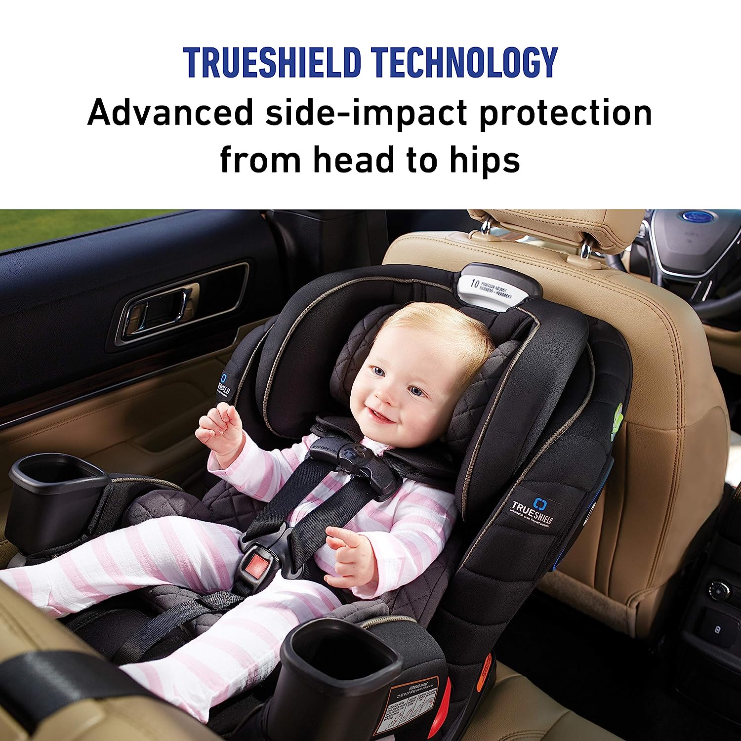 Extend2Fit Convertible Car Seat, Ride Rear Facing Longer with Extend2Fit, Gotham
