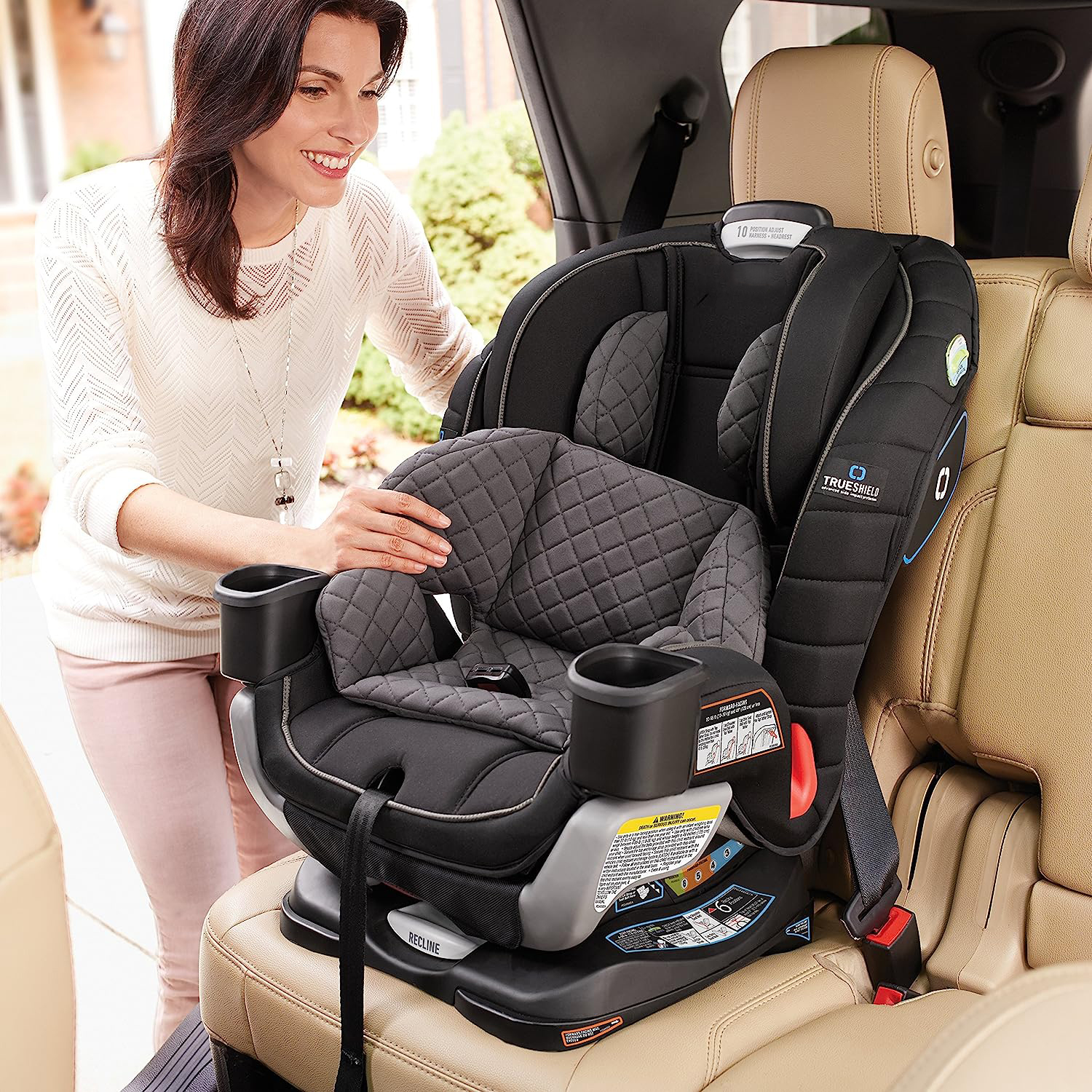 Extend2Fit Convertible Car Seat, Ride Rear Facing Longer with Extend2Fit, Gotham