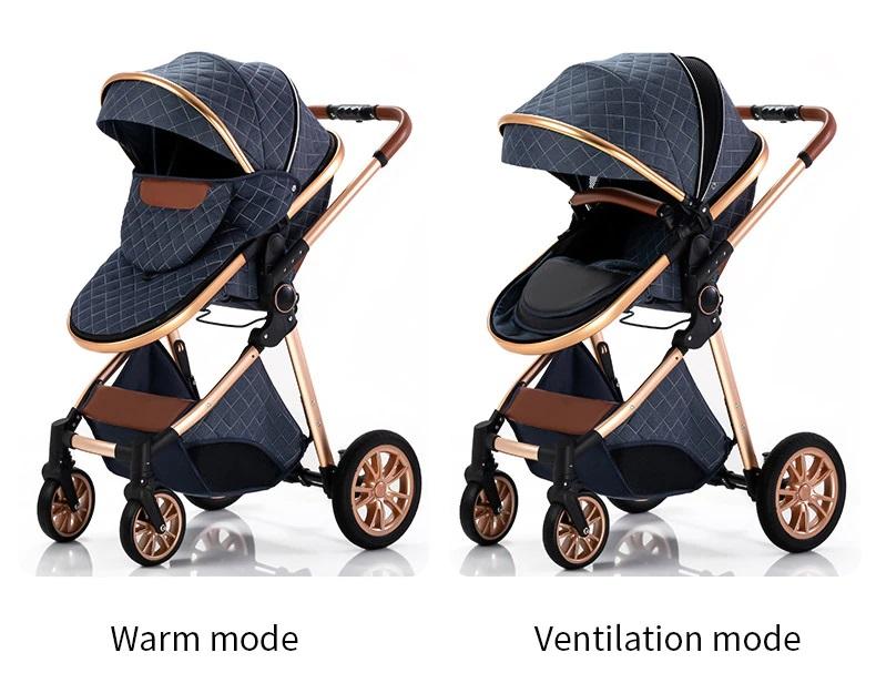 Perfect Pink Premium 3-in-1 Baby Stroller
