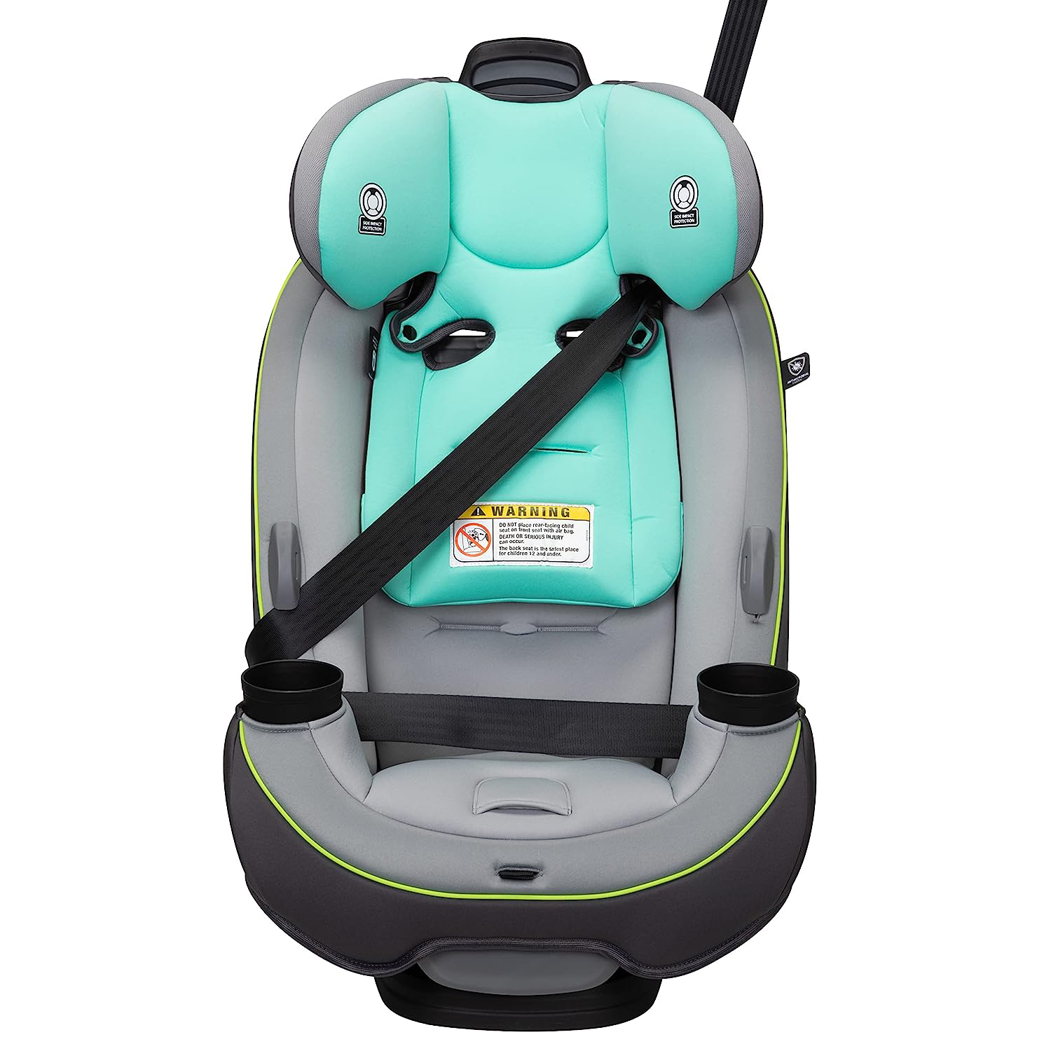 Safety 1st Grow and Go All-in-One Convertible Car Seat, Rear-facing 5-40 pounds, Forward-facing 22-65 pounds, and Belt-positioning booster 40-100 pounds, Carbon Wave