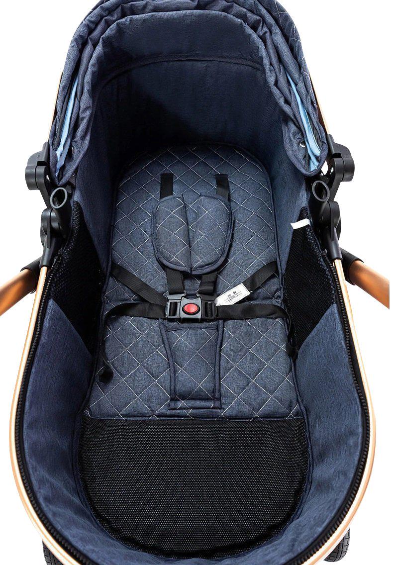 Perfect Pink Premium 3-in-1 Baby Stroller