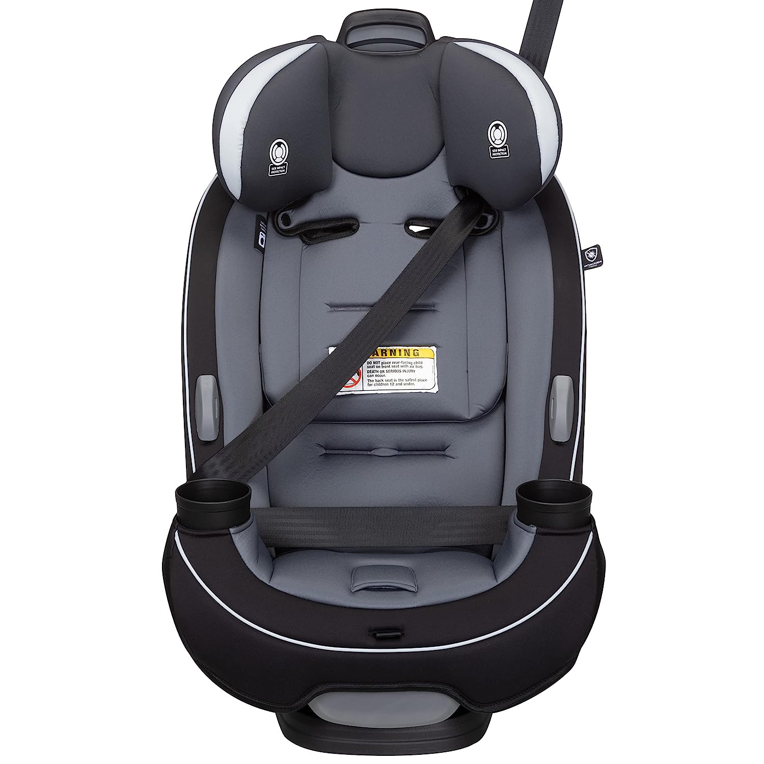 Safety 1st Grow and Go All-in-One Convertible Car Seat, Rear-facing 5-40 pounds, Forward-facing 22-65 pounds, and Belt-positioning booster 40-100 pounds, Carbon Wave