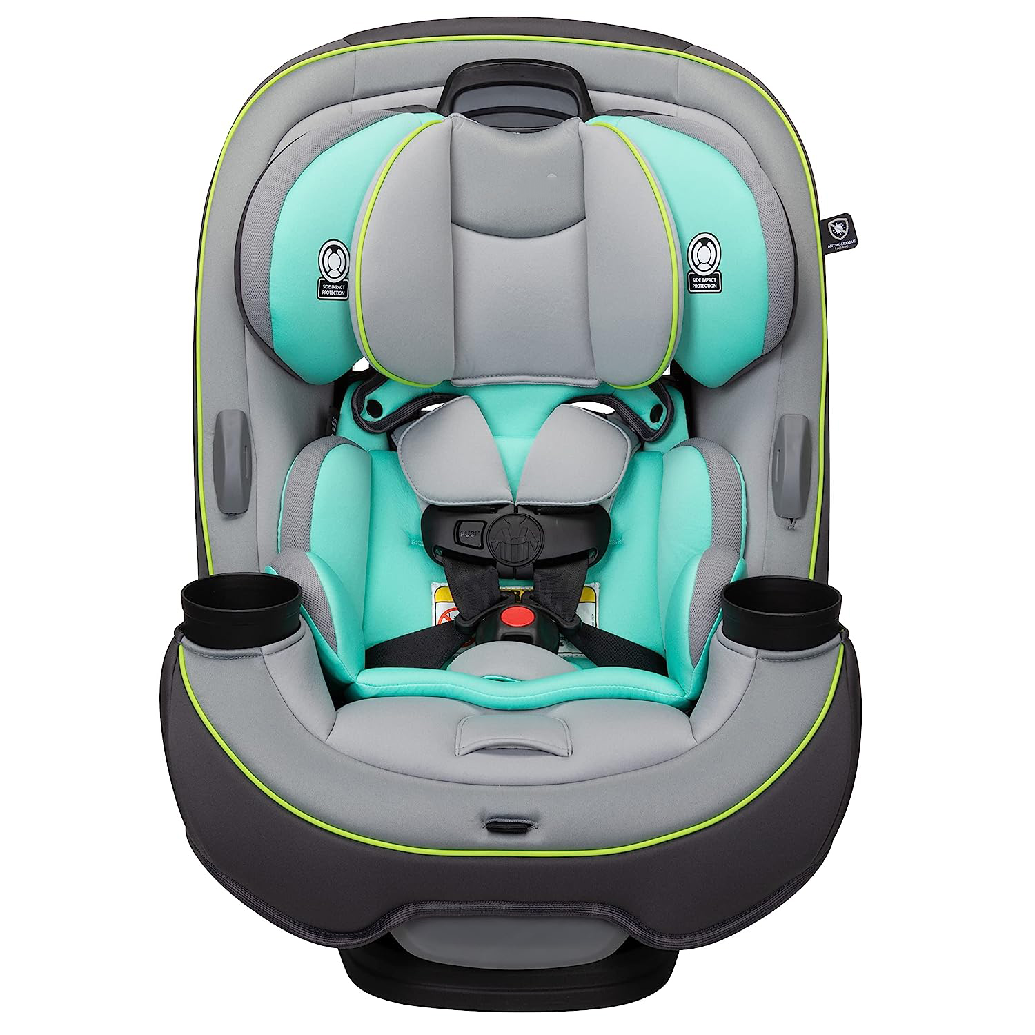 Safety 1st Grow and Go All-in-One Convertible Car Seat, Rear-facing 5-40 pounds, Forward-facing 22-65 pounds, and Belt-positioning booster 40-100 pounds, Carbon Wave