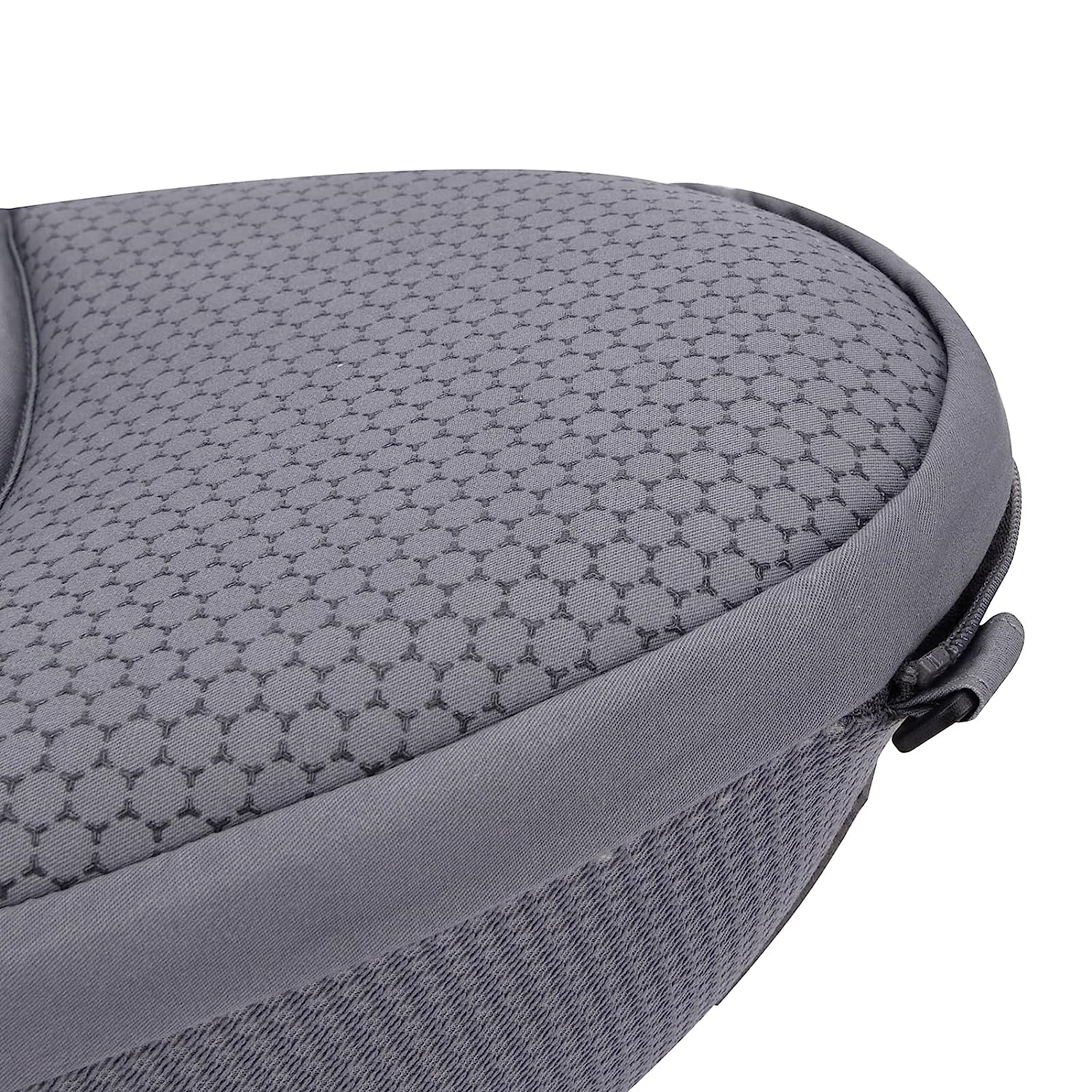 Baby Carrier Newborn to Toddler Baby Hip Carrier with Head Hood,Waist Extender & 3 Pieces Teething Pads (Grey)