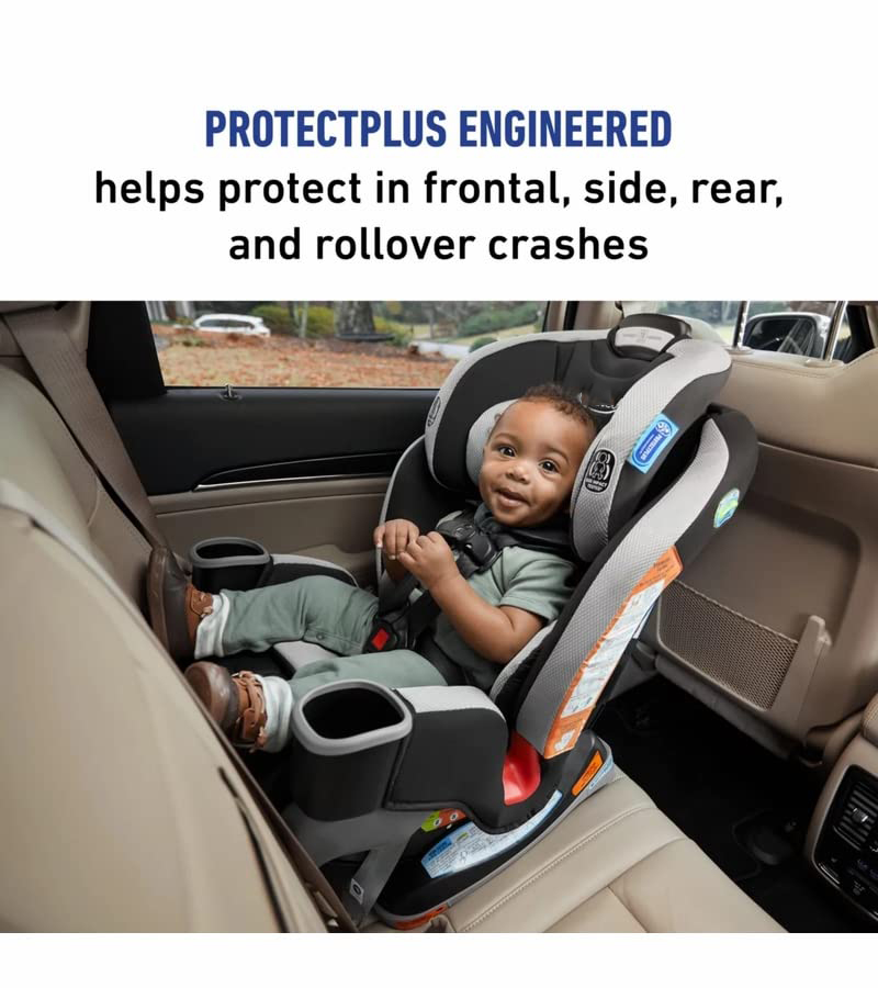 Extend2Fit Convertible Car Seat, Ride Rear Facing Longer with Extend2Fit, Gotham
