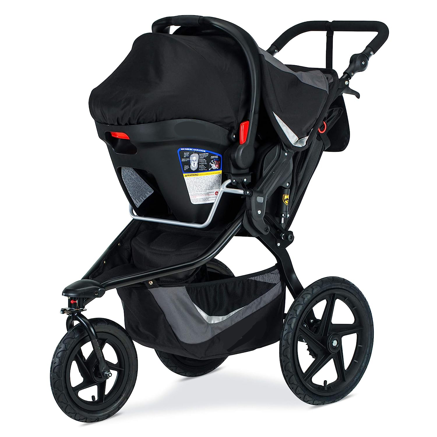 Gear Revolution Flex 3.0 Jogging Stroller, Lunar - Ultra-Reflective Accents