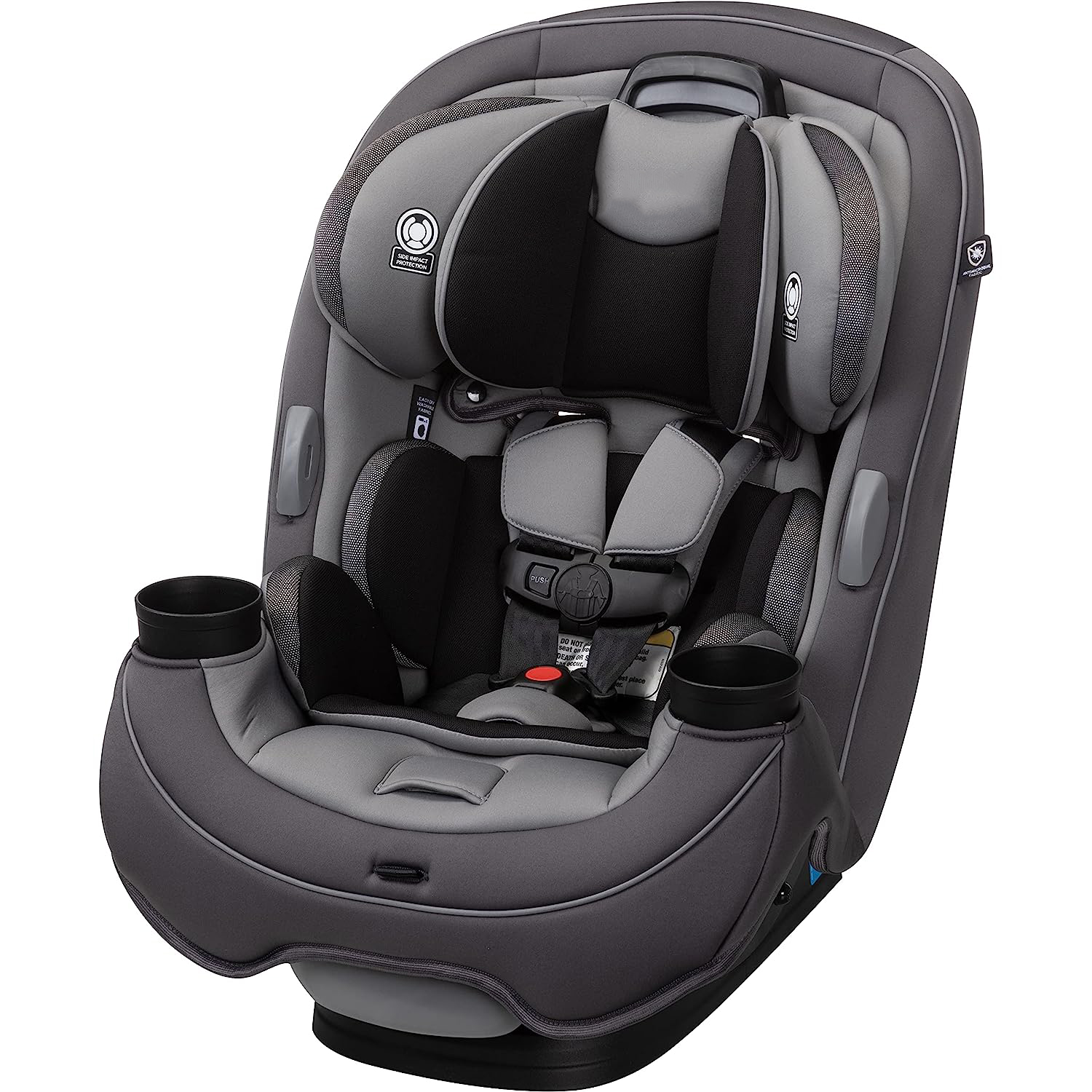 Safety 1st Grow and Go All-in-One Convertible Car Seat, Rear-facing 5-40 pounds, Forward-facing 22-65 pounds, and Belt-positioning booster 40-100 pounds, Carbon Wave