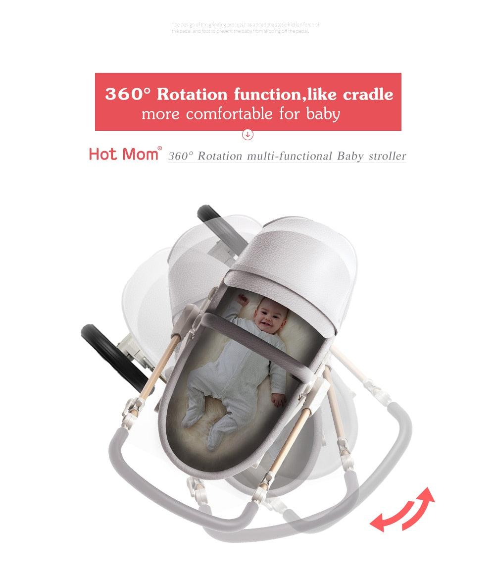 2 in 1 Baby Stroller