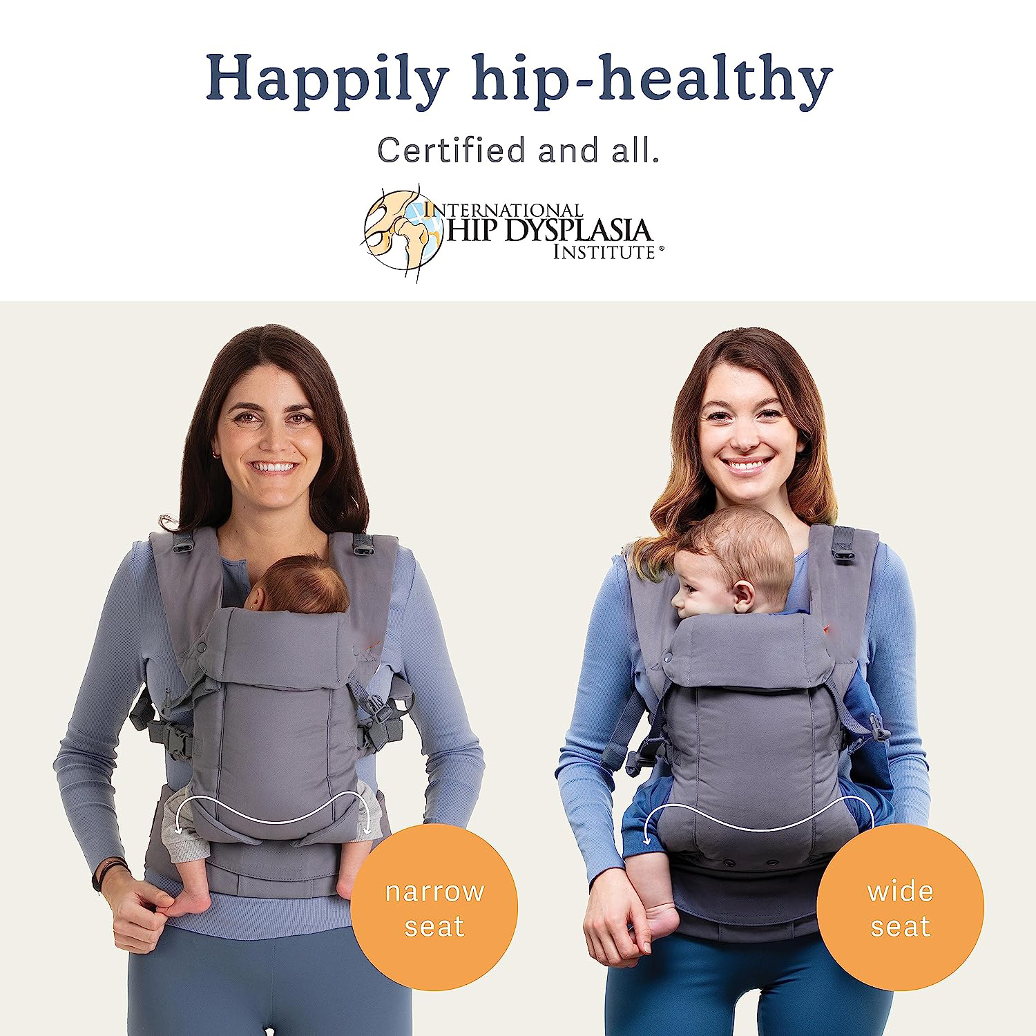 Baby Carrier Newborn to Toddler - All Positions Baby Body Carrier, Baby Carrier Backpack & Baby Front Carrier with Adjustable Seat, Ergonomic Baby Holder Carrier 7-35 lbs (Navy)