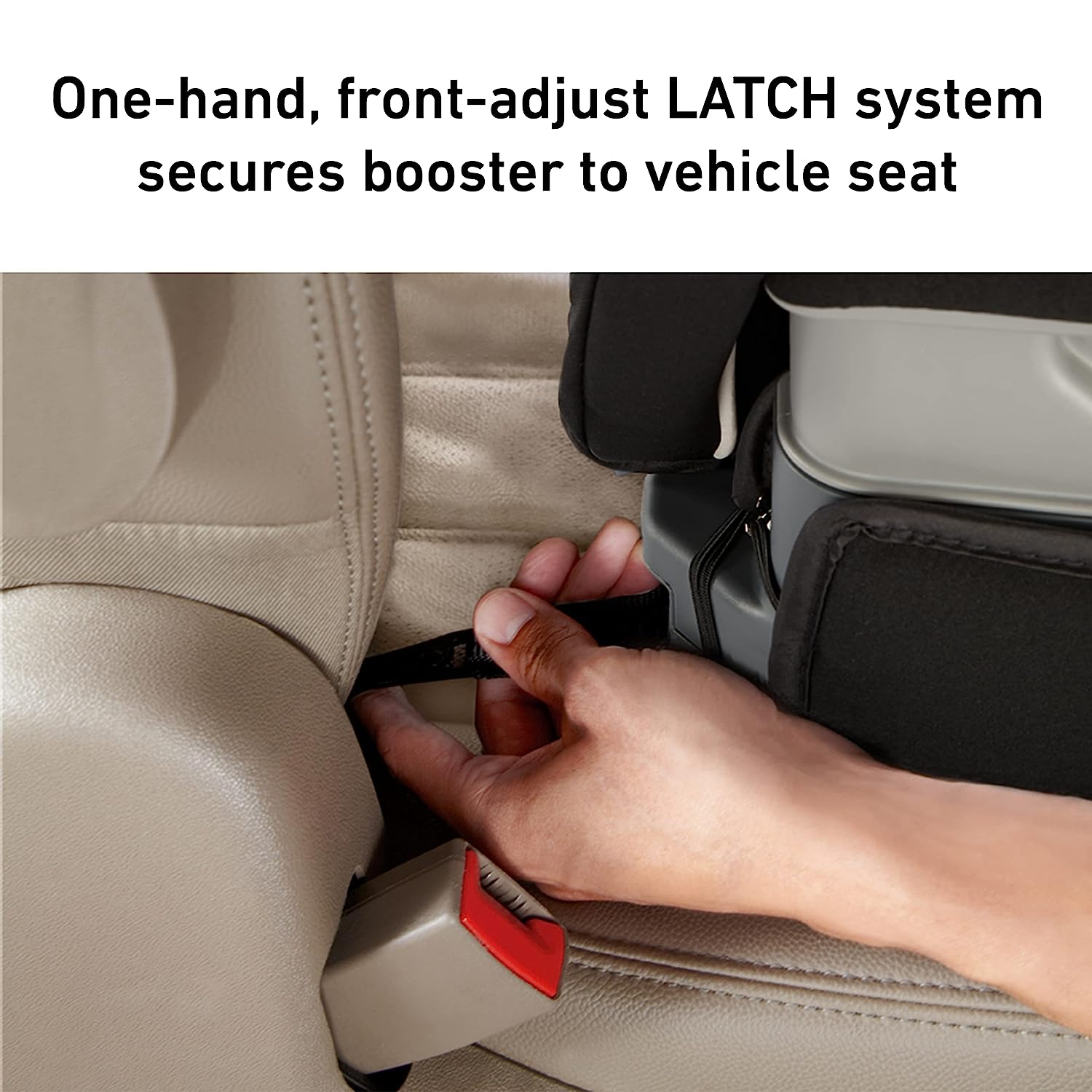 Affix Highback Booster Seat with Latch System, Atomic