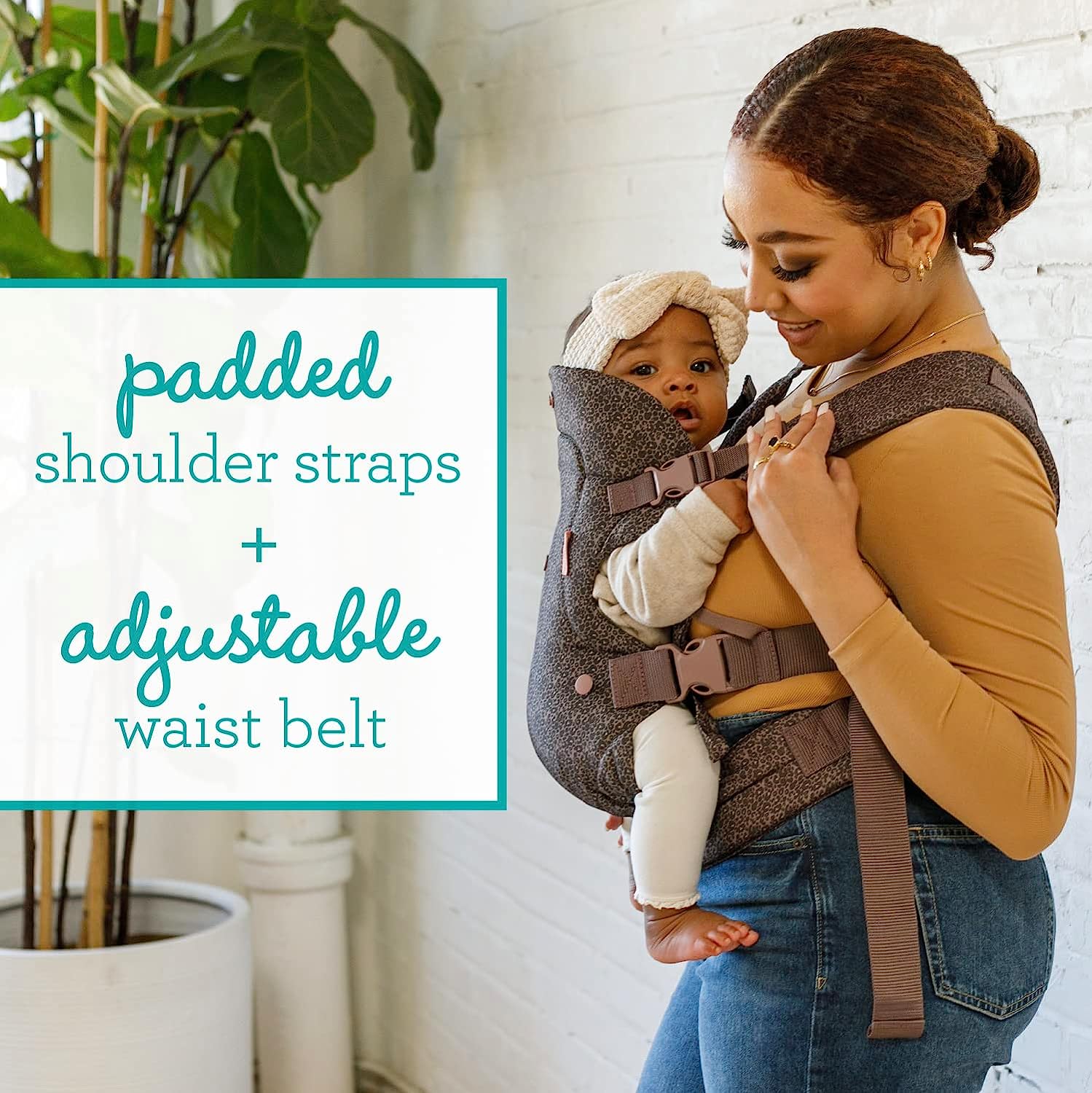 Advanced 4-in-1 Carrier - Ergonomic, convertible, face-in and face-out front and back carry for newborns and older babies 8-32 lbs