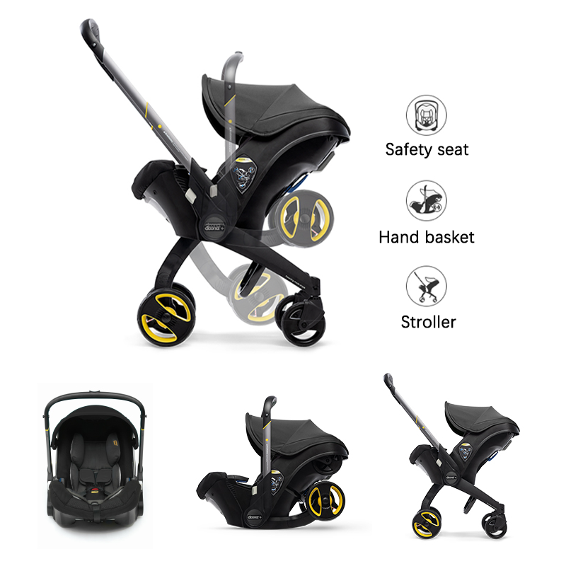 【Christmas discounts 🎄】Newborn 4-in-1 Folding Stroller with One-Touch Car Storage, Infant Car Seat