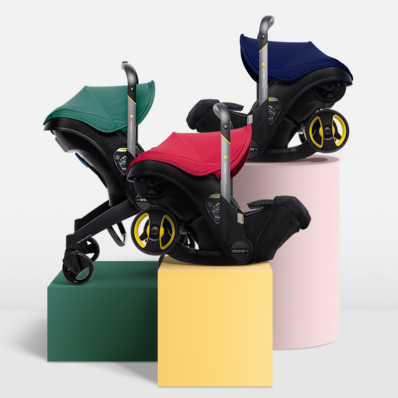 【Christmas discounts 🎄】Newborn 4-in-1 Folding Stroller with One-Touch Car Storage, Infant Car Seat