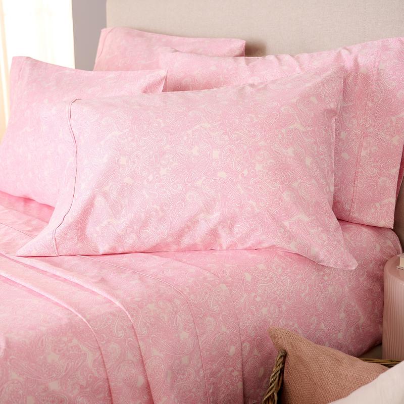 Home Reflections 1200TC Cotton Blend Sateen Sheet Set Pillowcases Durable Fabric