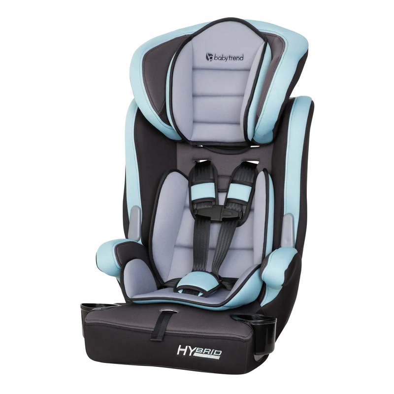 3-in-1 Lightweight Combination Booster Car Seat with Adjustable Height Positions, Side Impact Protection & Comfortable Arm Rests