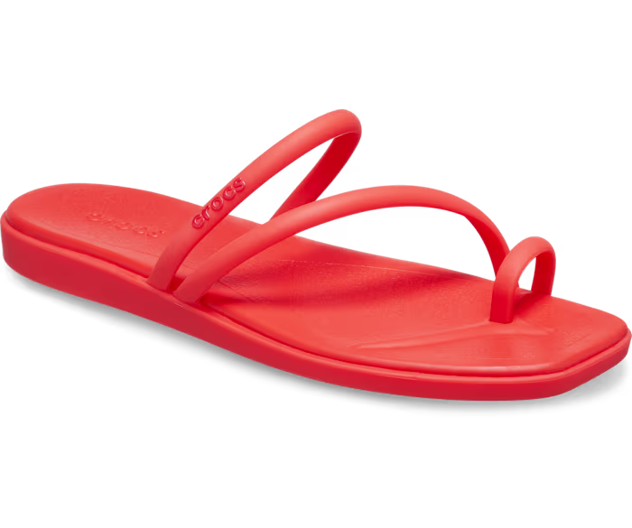 Crocs Women's Miami Toe Loop Sandals, Lightweight Strappy Sandals for the Pool and Beach