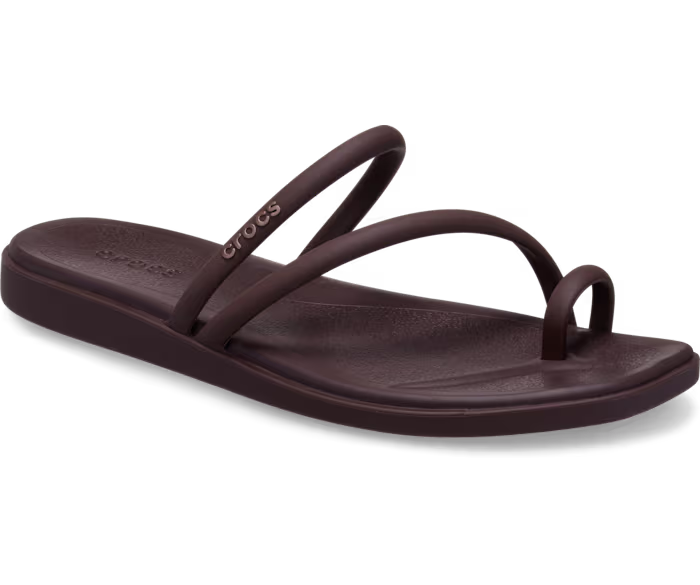 Crocs Women's Miami Toe Loop Sandals, Lightweight Strappy Sandals for the Pool and Beach