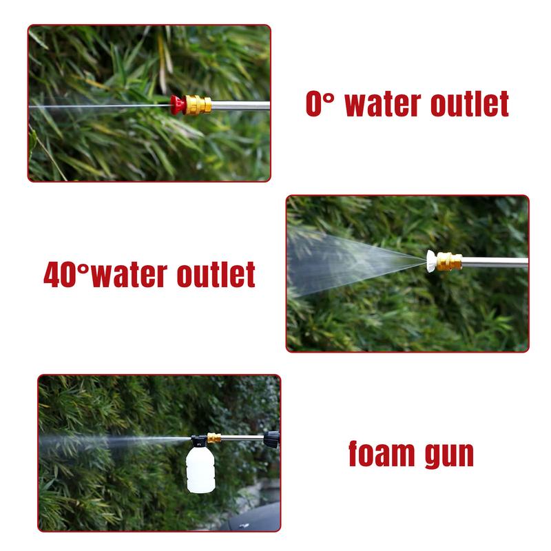 Portable Cordless Car Wash Spray Gun High Pressure Car Wash Jet Spray Head, Electric Cordless High Pressure Washer