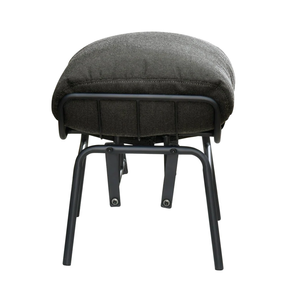 Ovios Patio Rocking Chair with Ottoman, Olefin Fabric