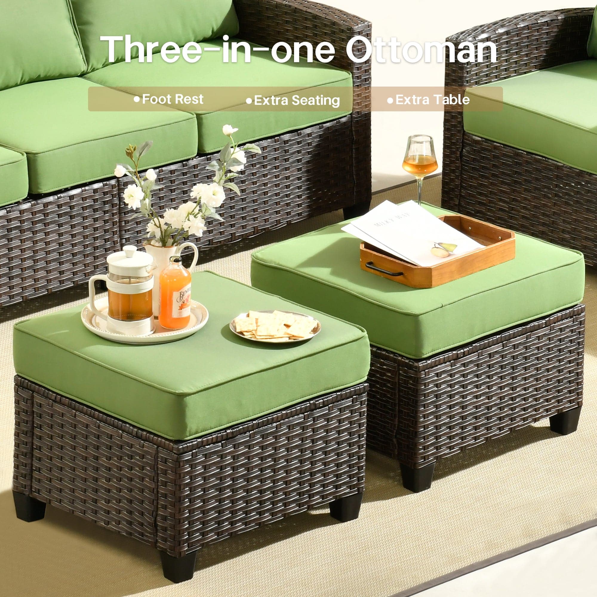 Ovios PRS Series Patio Conversation 5-Piece Set