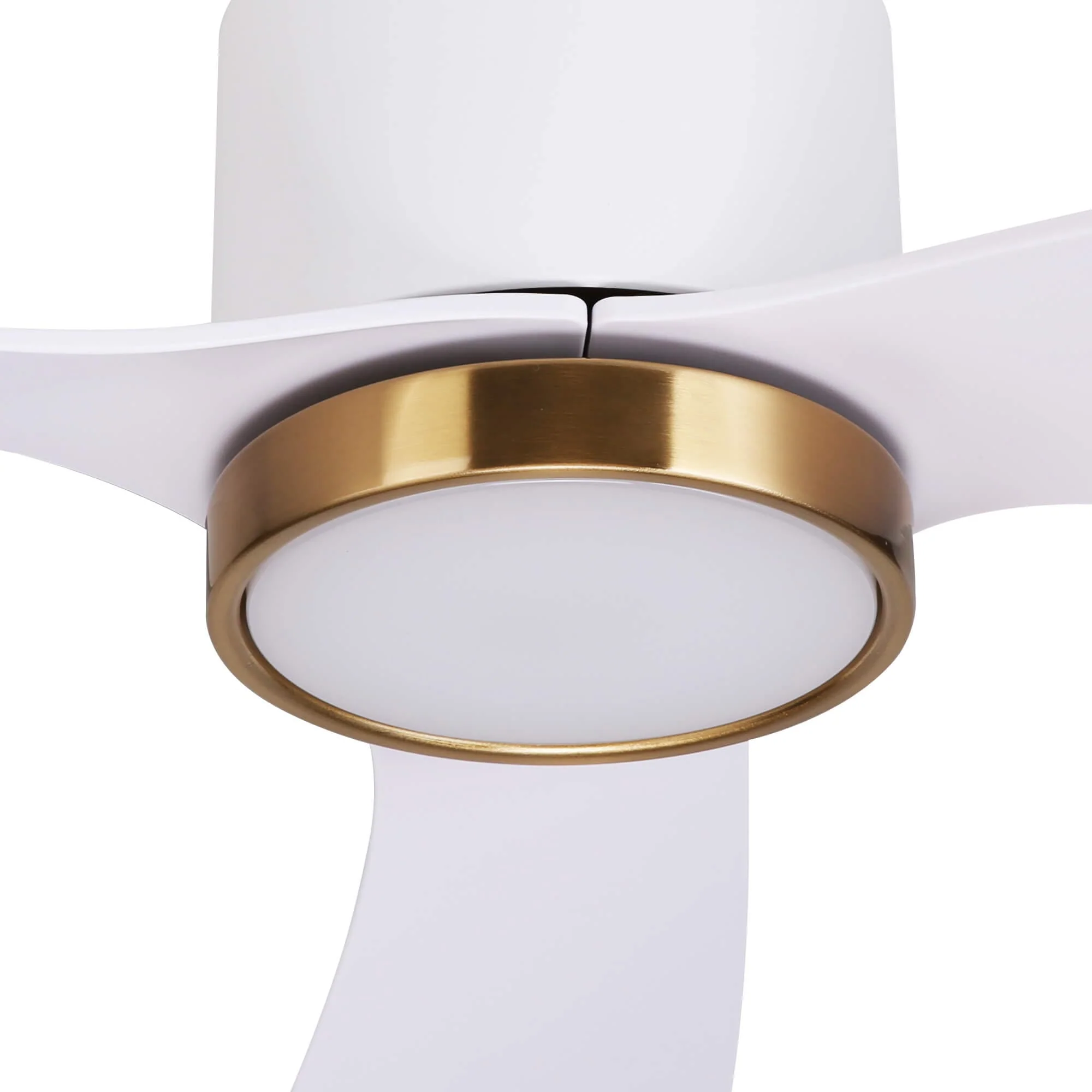 Ovios 52'' Ceiling Fan Reversible 3 Blades with Remote Control Lights, DC Motor