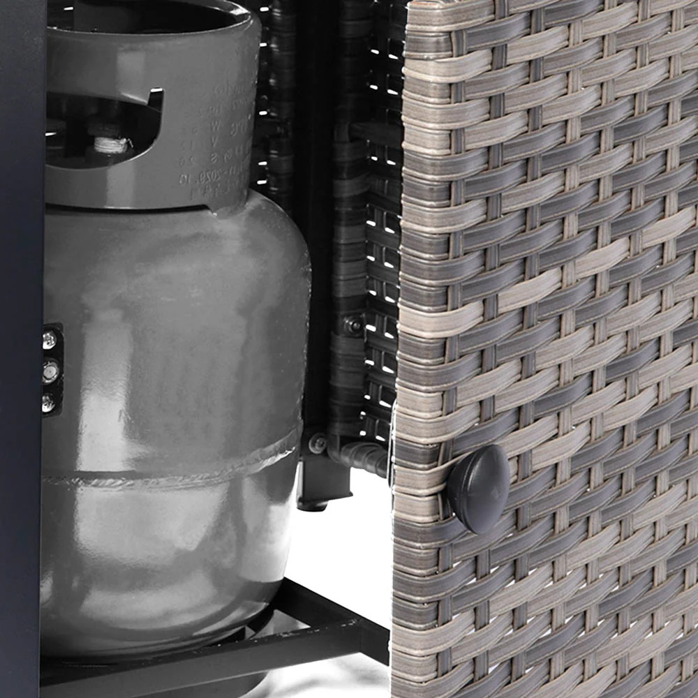 Ovios 42'' Rectangle Propane Fire Pit Table for BBR/BRS Series