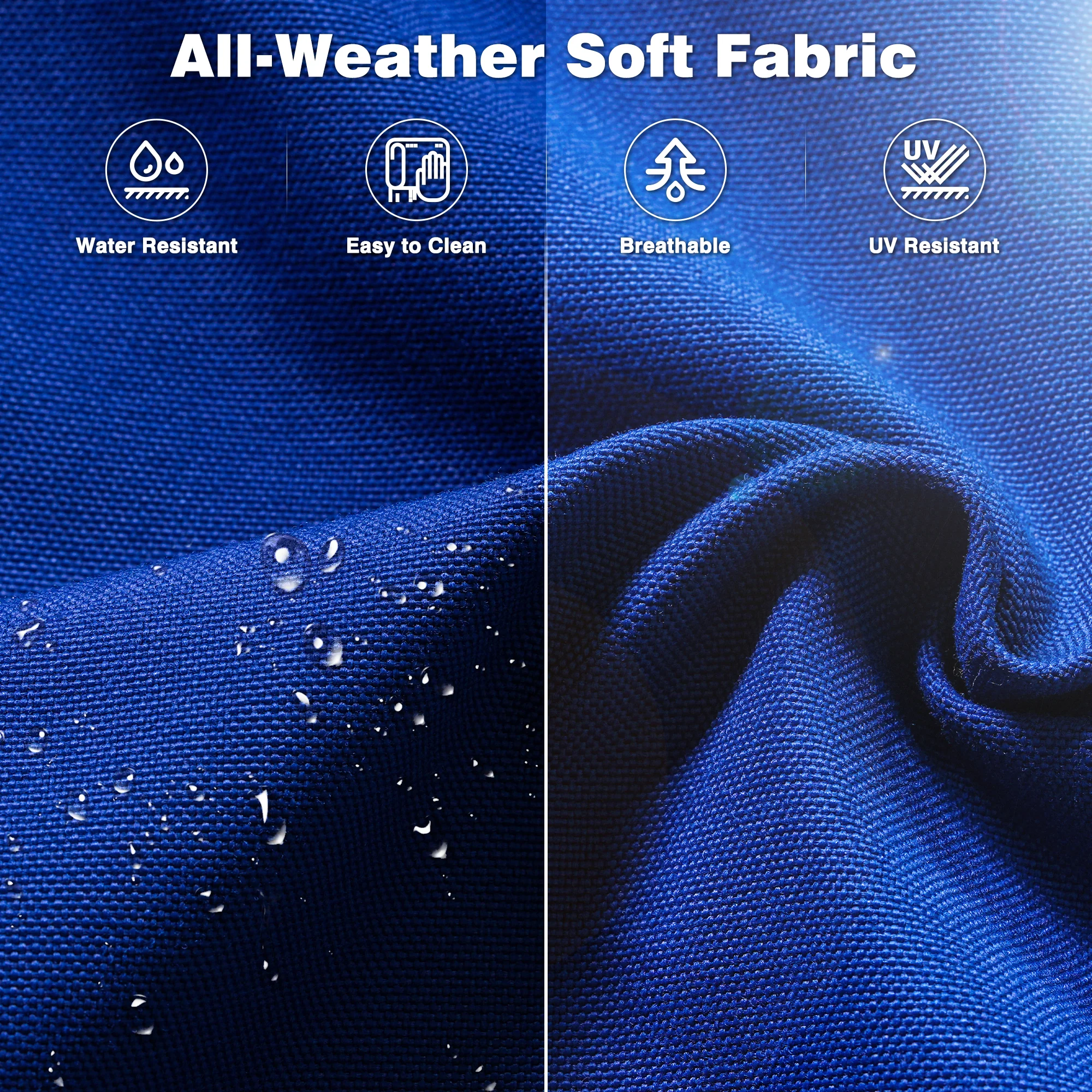 Ovios Outdoor Furniture 7-Piece with 42'' Fire Pit Table and Kenard 2 Rocking Chairs