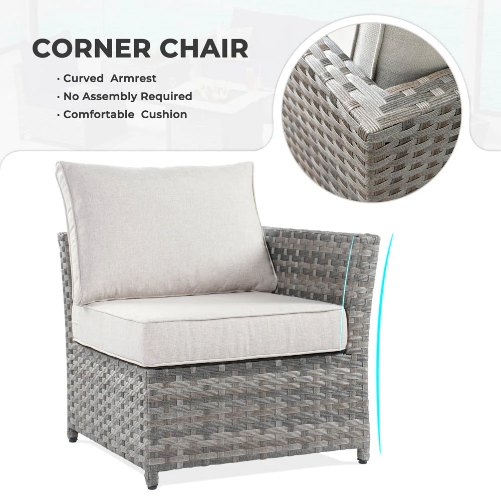 Ovios Patio Furniture Set New Rimaru 6-Piece, Fully Assembled