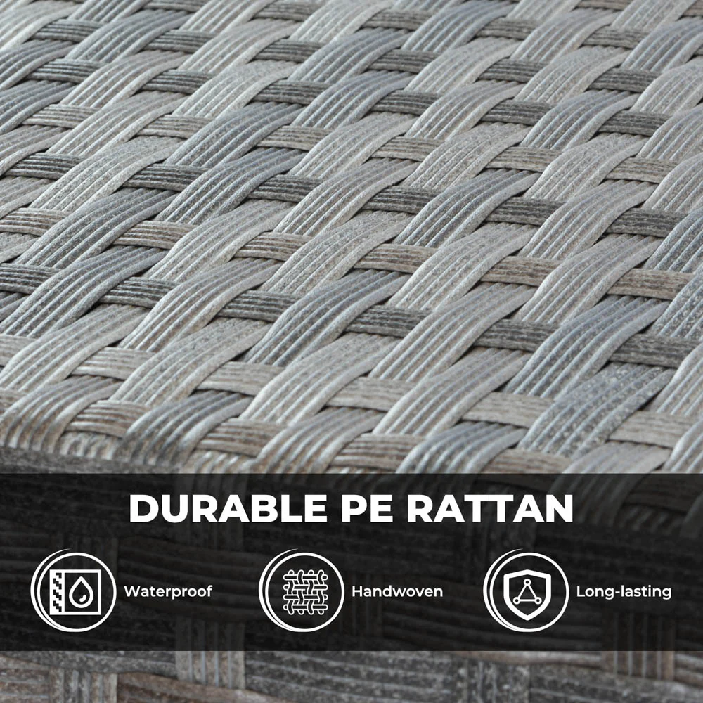 Ovios New Rimaru Series Patio Furniture Set  7-Piece include Swivel Chairs Set Partially Assembled