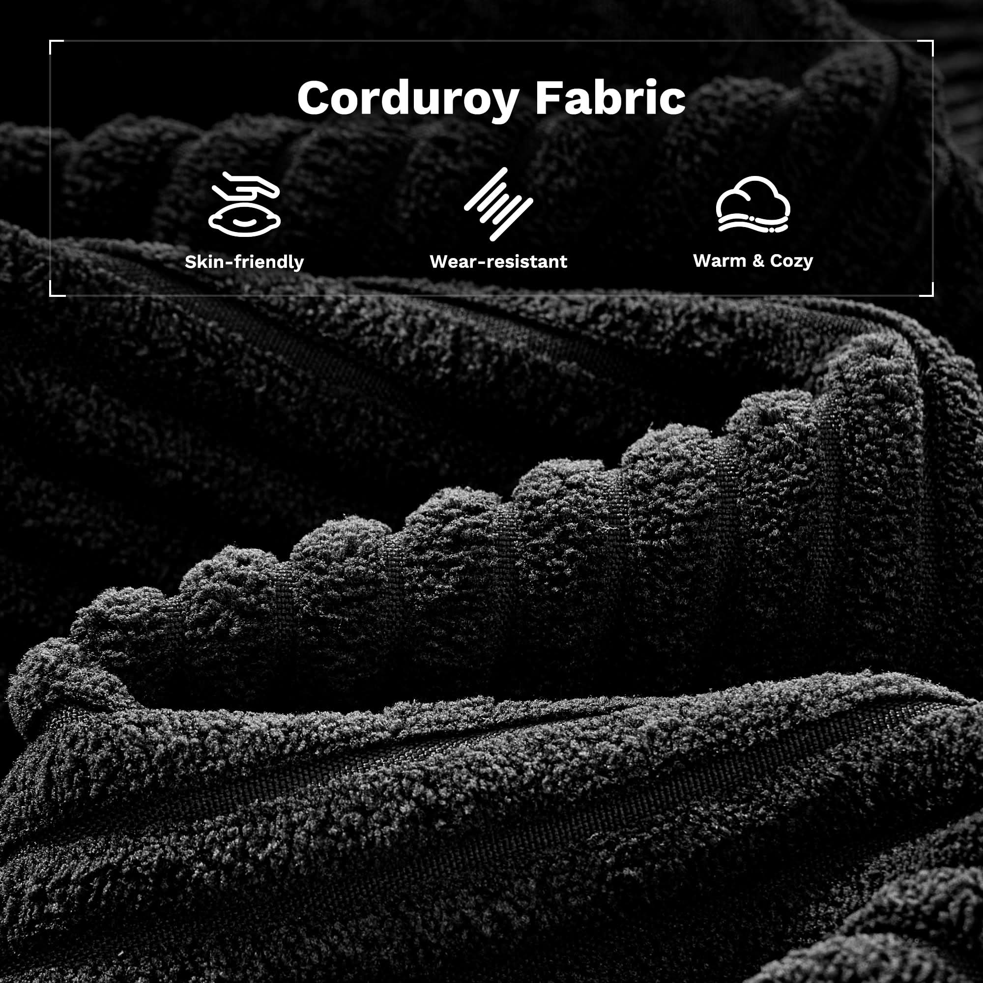 Ovios Living Room Modular Couch 6-Pieces Set, Wide Armrests