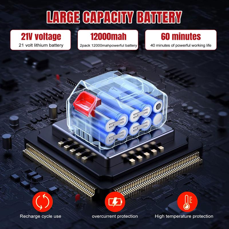 Portable Cordless Car Wash Spray Gun High Pressure Car Wash Jet Spray Head, Electric Cordless High Pressure Washer