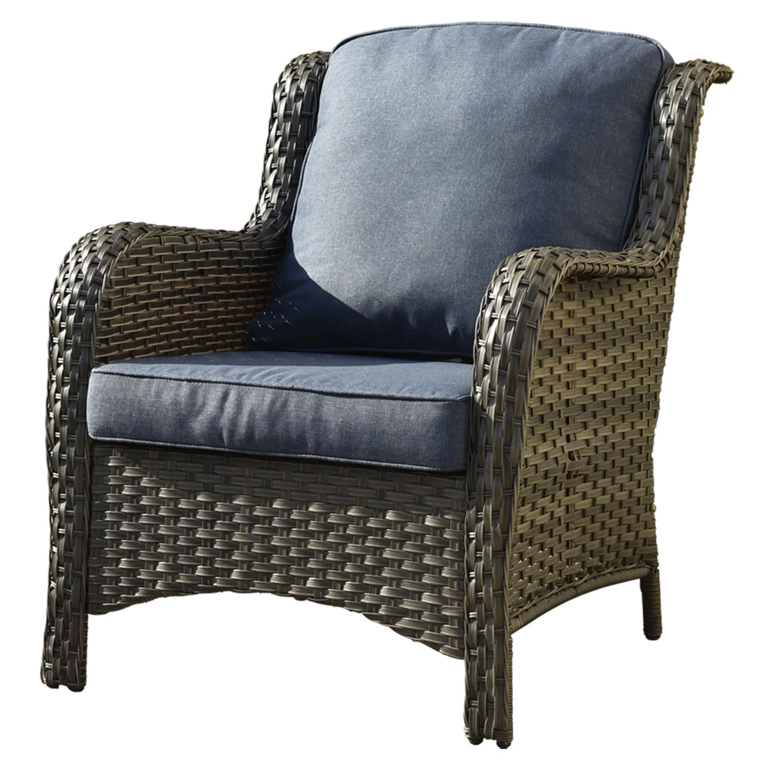 Ovios Outdoor Furniture 6-Piece with 30'' Fire Pit Table and Kenard 2 Rocking Chairs