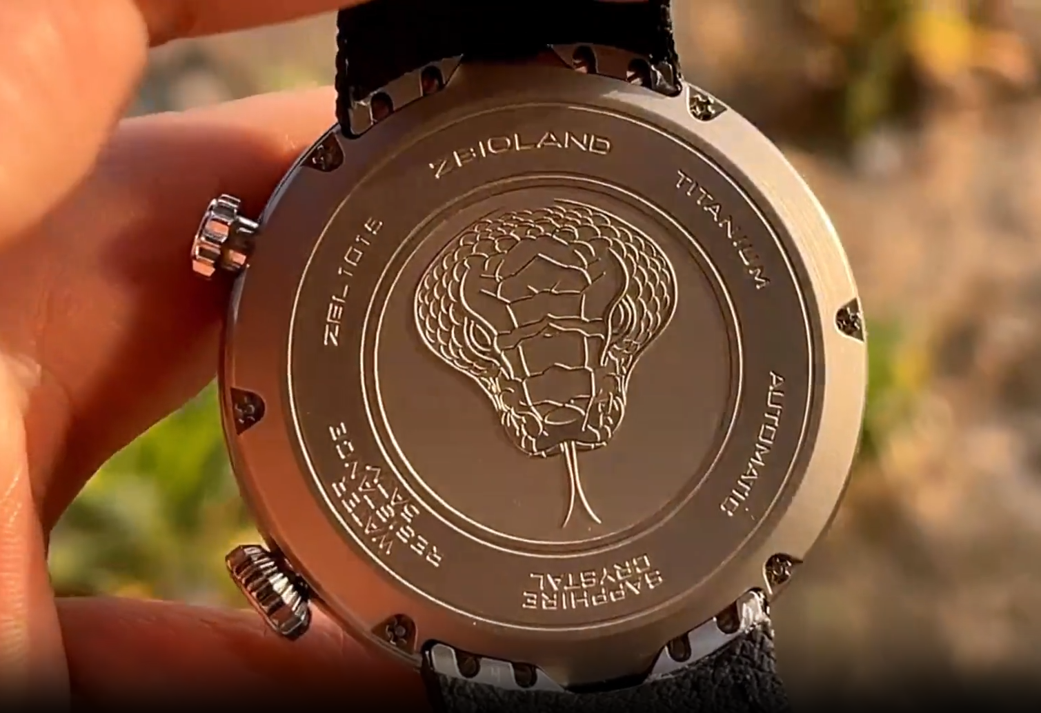 JUMBOLINE original design animal snake king mechanical watch