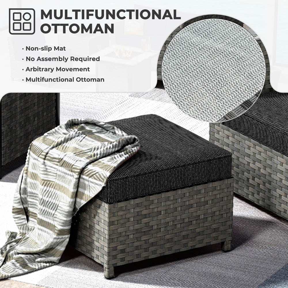 Ovios Patio Furniture Set New Rimaru 6-Piece, Fully Assembled