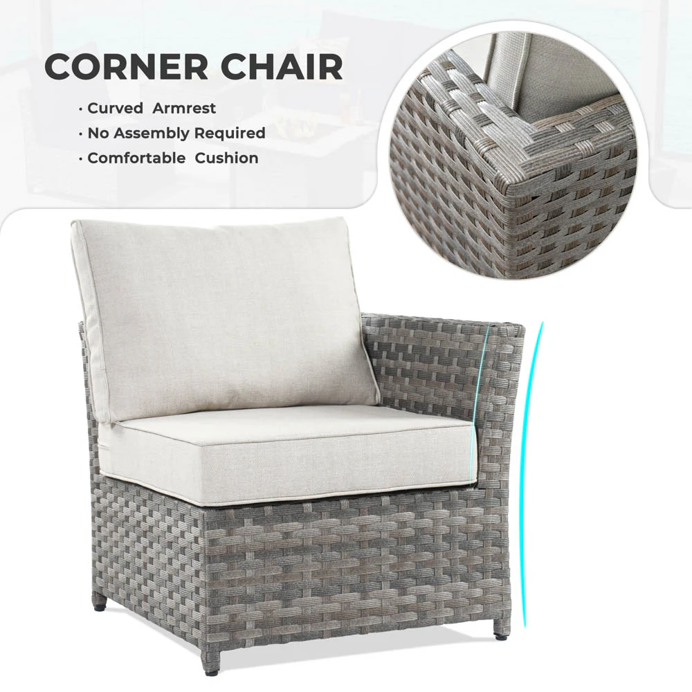 Ovios Patio Furniture Set New Rimaru 6-Piece, Fully Assembled