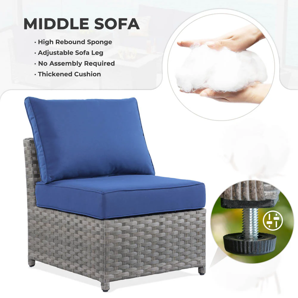 Ovios Patio Furniture Set New Rimaru 6-Piece, Fully Assembled