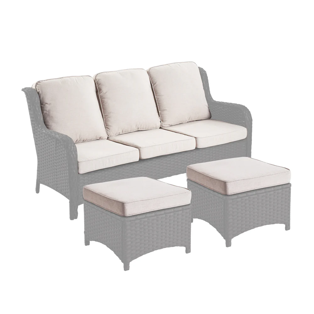 Ovios Kenard Series Replacement Seat, Back Cushion Cover(Refer to the Dimension in Description,Only cover)