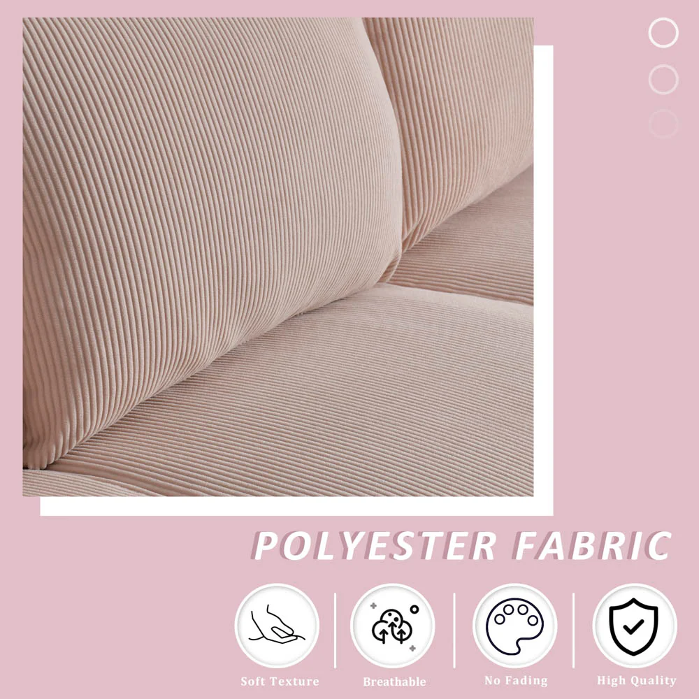 Ovios Living Room 71.65'' Wide 3-Seats Sofa Multiple Colour