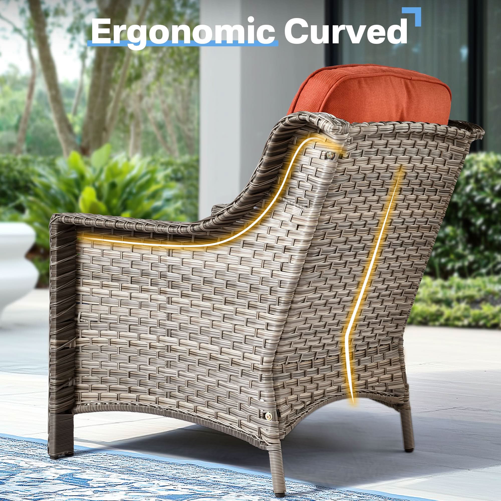 Ovios Conversation Set 6-Piece PAD Series